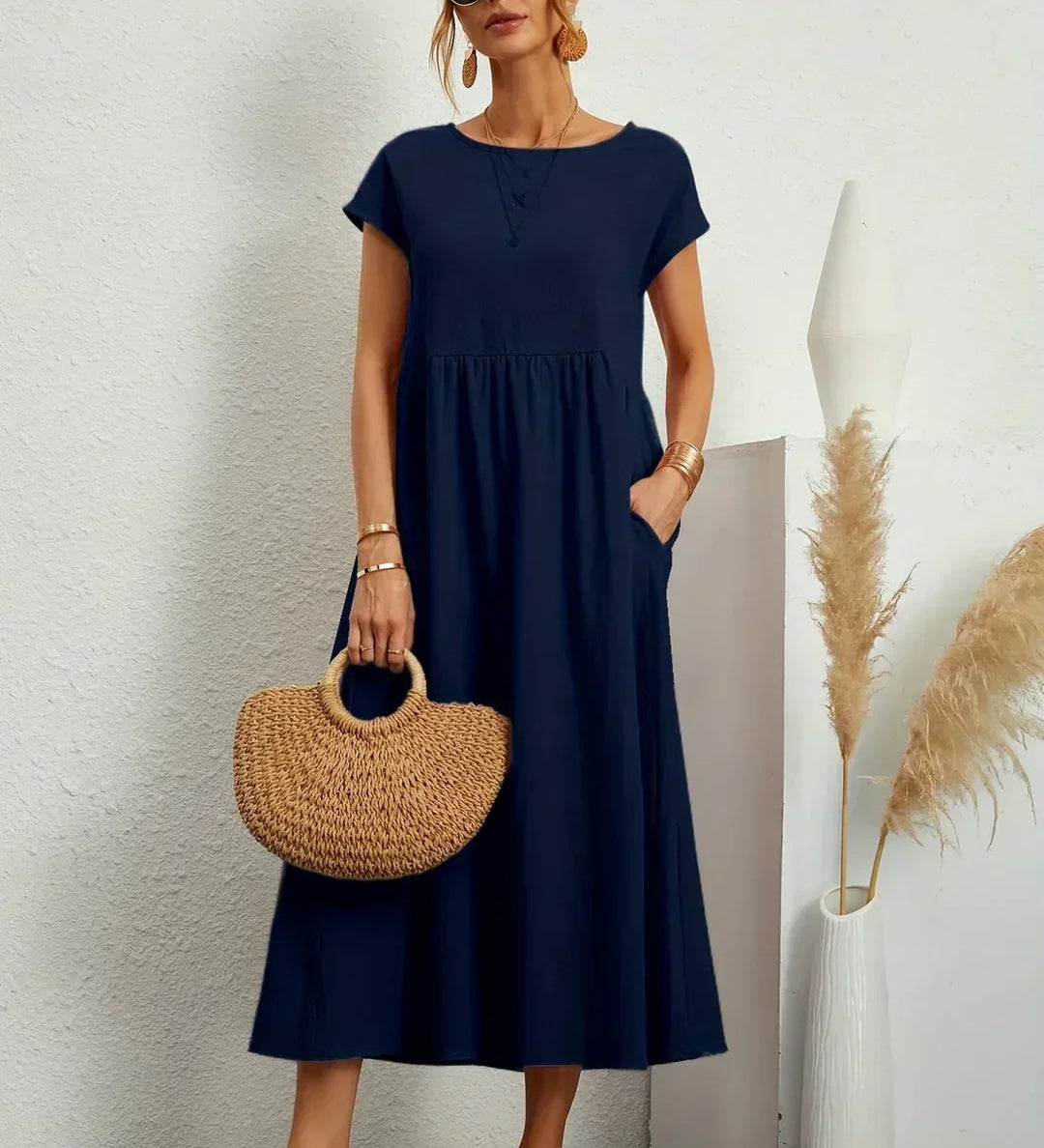 ISABEL | Relaxed Fit Midi Dress