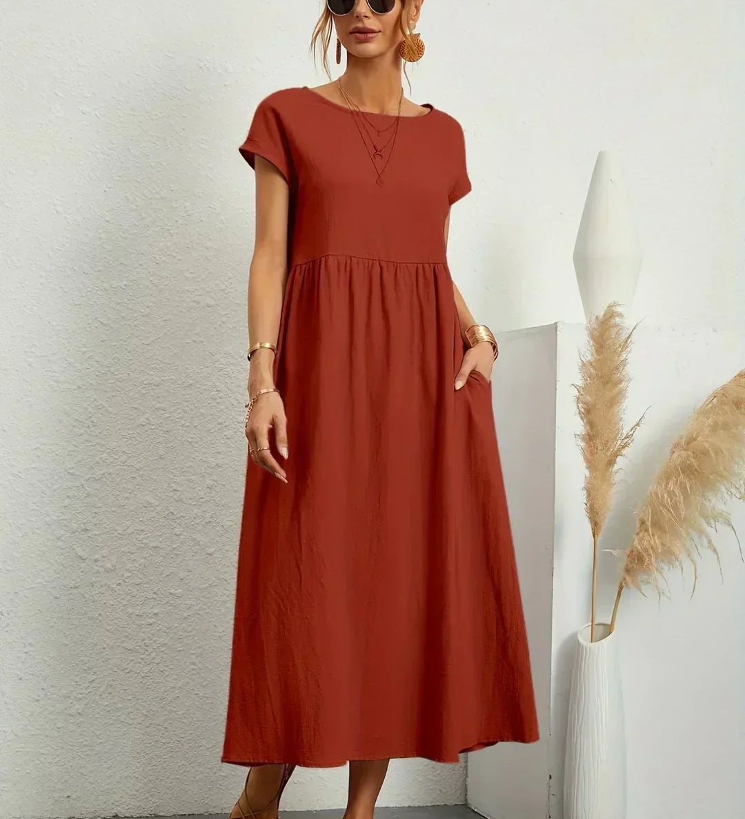 ISABEL | Relaxed Fit Midi Dress