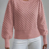 Cindy | Women's Textured Crewneck Sweater
