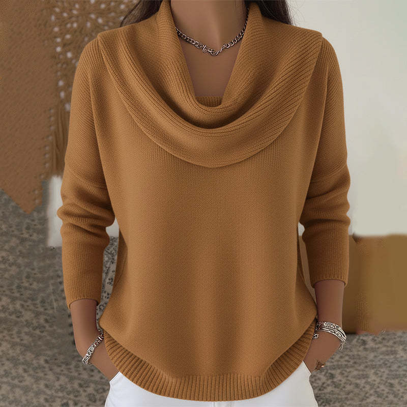 Juliette | Draped Neckline Jumper