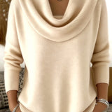 Juliette | Draped Neckline Jumper
