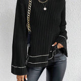 Alison | Women's Turtleneck Ribbed Sweater