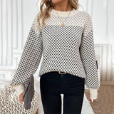 Mae | Women's Colour Block Crewneck Sweater