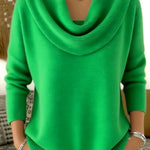 Juliette | Draped Neckline Jumper