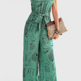 Alondra Linen Sleeveless Jumpsuit