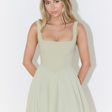 DAISY | Square Neck Midi Dress
