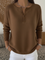 Helena | Buttoned Henley Knit Jumper