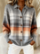 Brigitte | Warm Ombré Check Cardigan