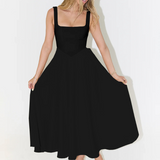 DAISY | Square Neck Midi Dress