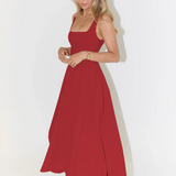 DAISY | Square Neck Midi Dress