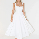 DAISY | Square Neck Midi Dress