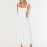 DAISY | Square Neck Midi Dress