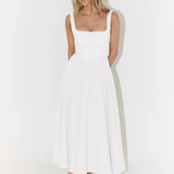DAISY | Square Neck Midi Dress