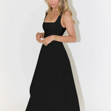 DAISY | Square Neck Midi Dress