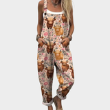 Hannah | Multicolour Dungarees