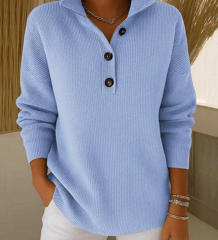 Florence | Polo V-Neck Jumper