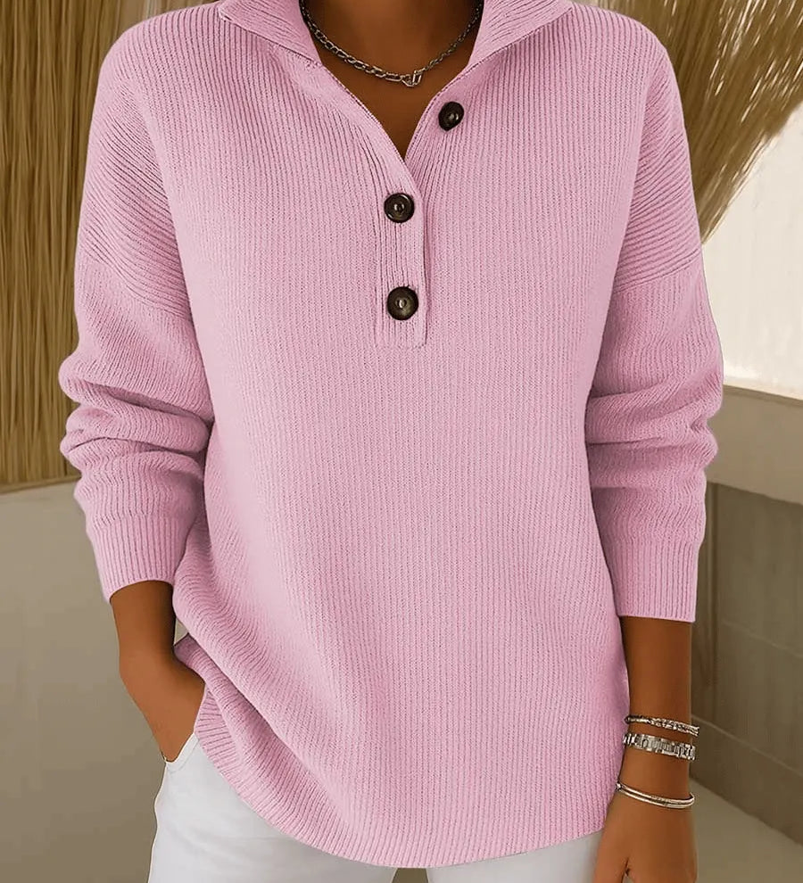 Florence | Polo V-Neck Jumper