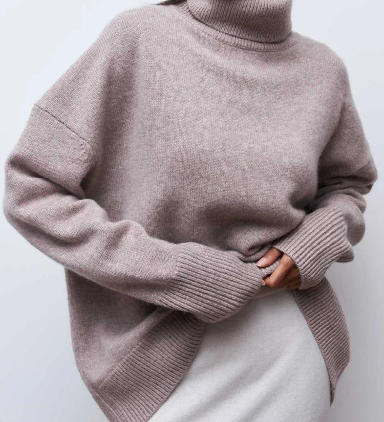 Leona | Women's Oversized Turtleneck Sweater