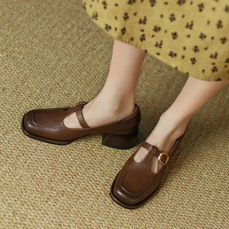 Enid | T-Strap Sandals