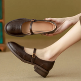Joyce | Classic Comfortable Leather Mary Janes