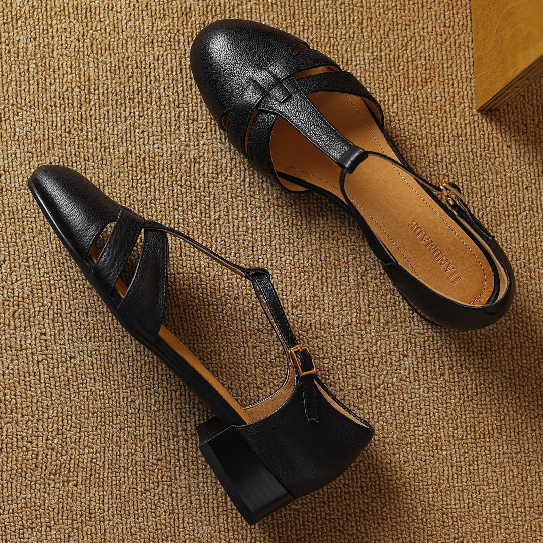 Sylvia | T-Bar Ballet Flats
