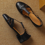 Sylvia | T-Bar Ballet Flats