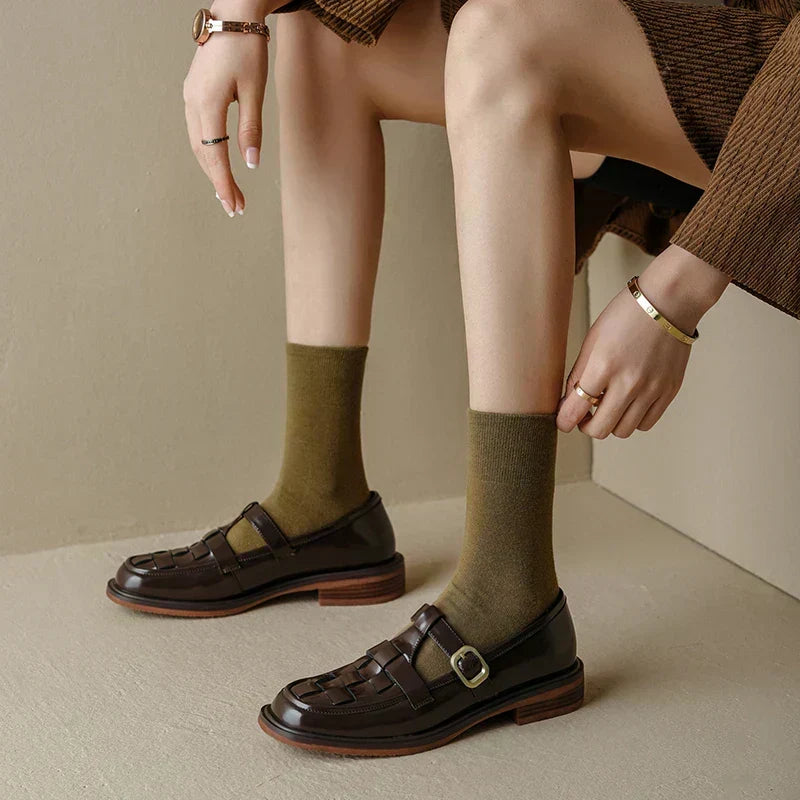 Elsie | Retro Ballet Flats