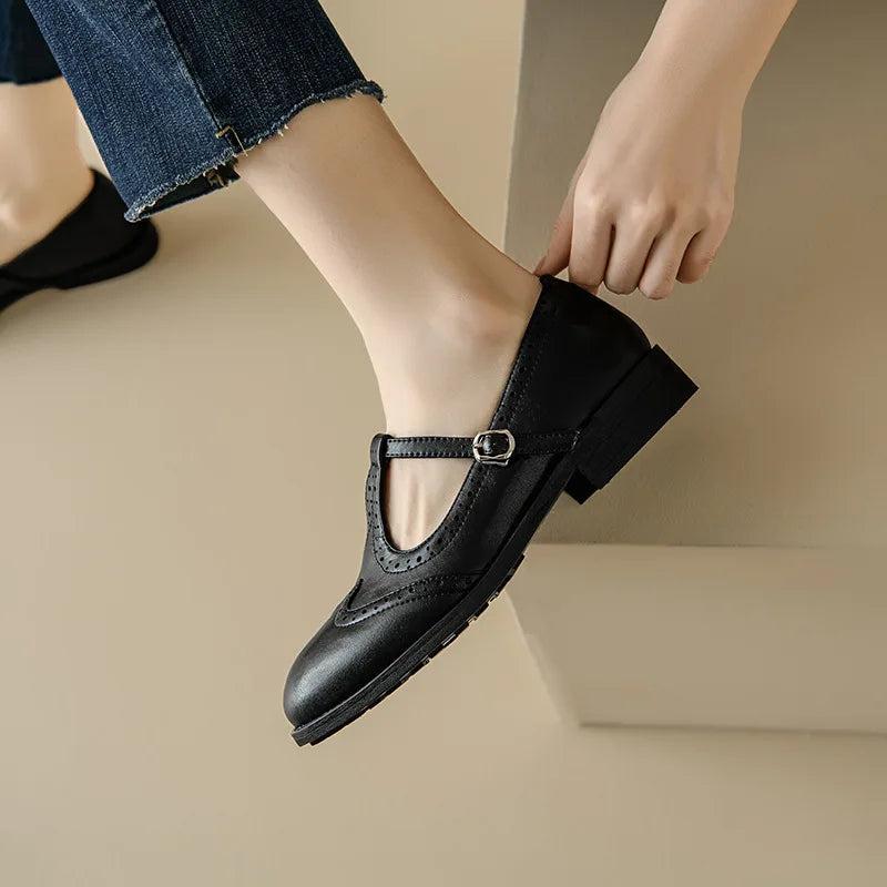 Nellie | Elegant T-Strap Mary Janes