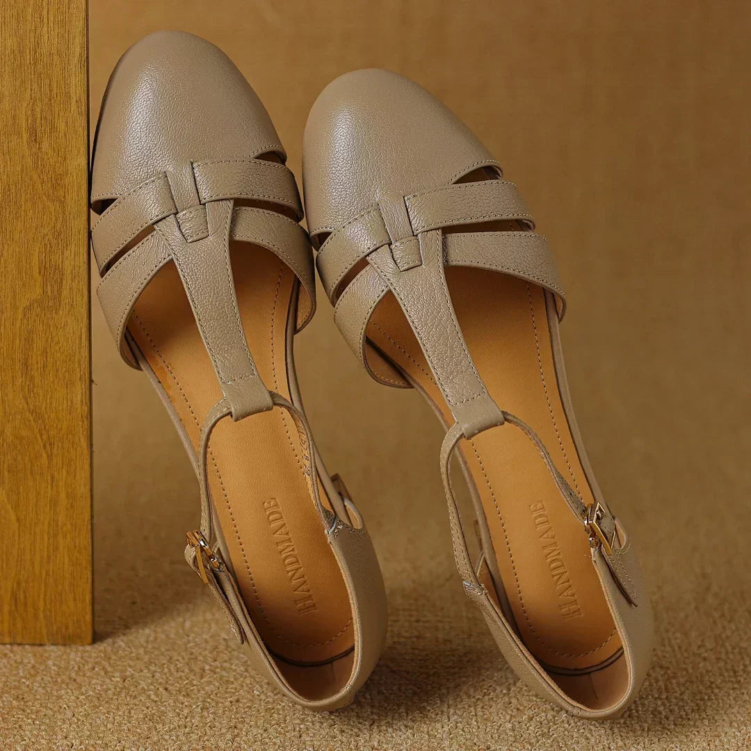 Sylvia | T-Bar Ballet Flats
