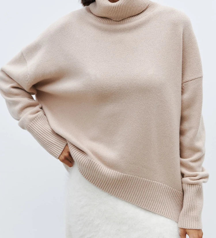 Leona | Women's Oversized Turtleneck Sweater