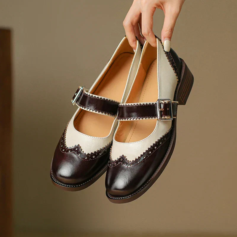 Ethel | Leather Mary Janes