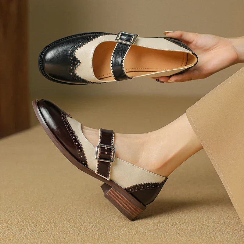 Ethel | Leather Mary Janes
