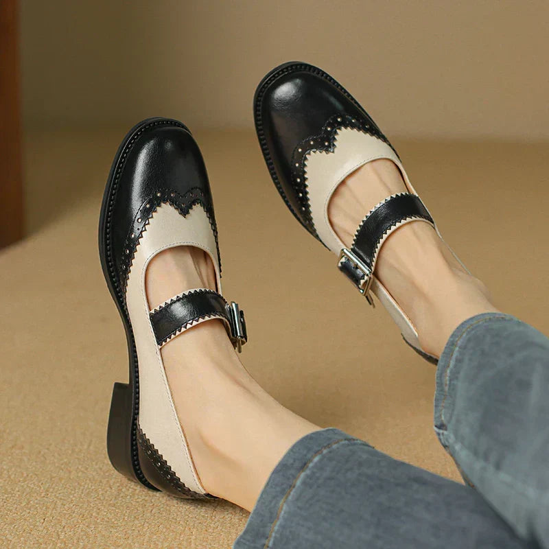Ethel | Leather Mary Janes