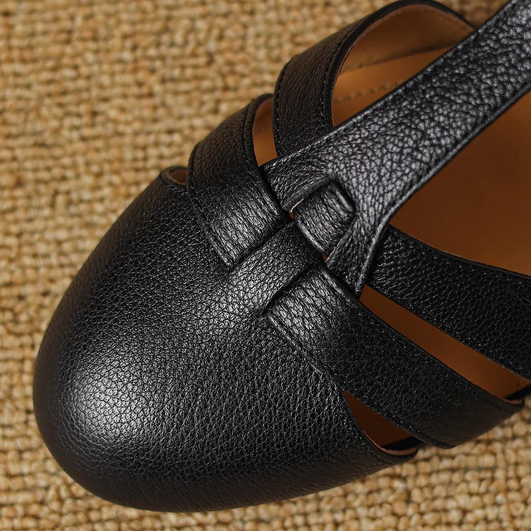 Sylvia | T-Bar Ballet Flats