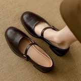 Joyce | Classic Comfortable Leather Mary Janes