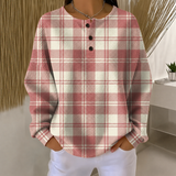 Megan – Pink Check Jumper