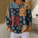 Pauline – Oriental Print Jumper
