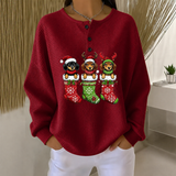 Justine – Puppy Print Jumper
