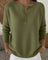 Helena | Buttoned Henley Knit Jumper