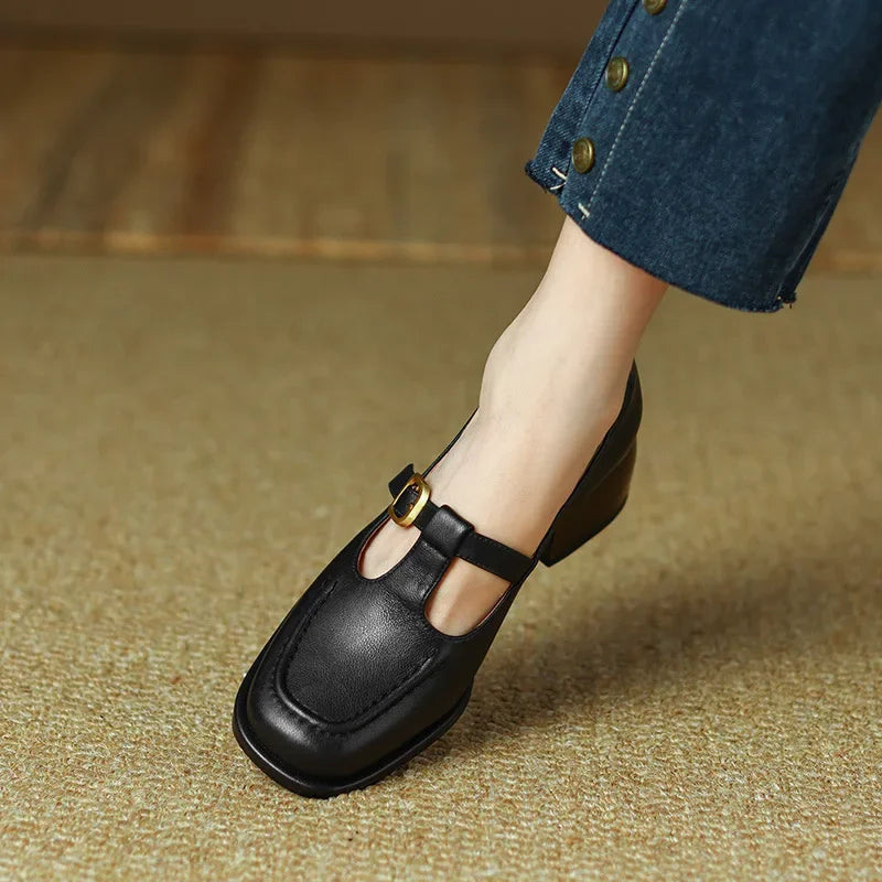Enid | T-Strap Sandals