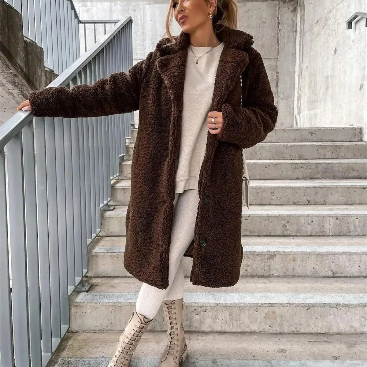 JESSICA | Cozy Teddy Fur Coat