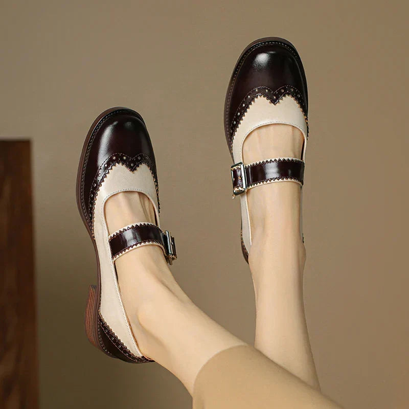 Ethel | Leather Mary Janes