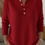 Blanche | Casual Button-Up Jumper