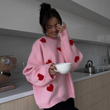 Claire | Women's Love Embroidery Sweater