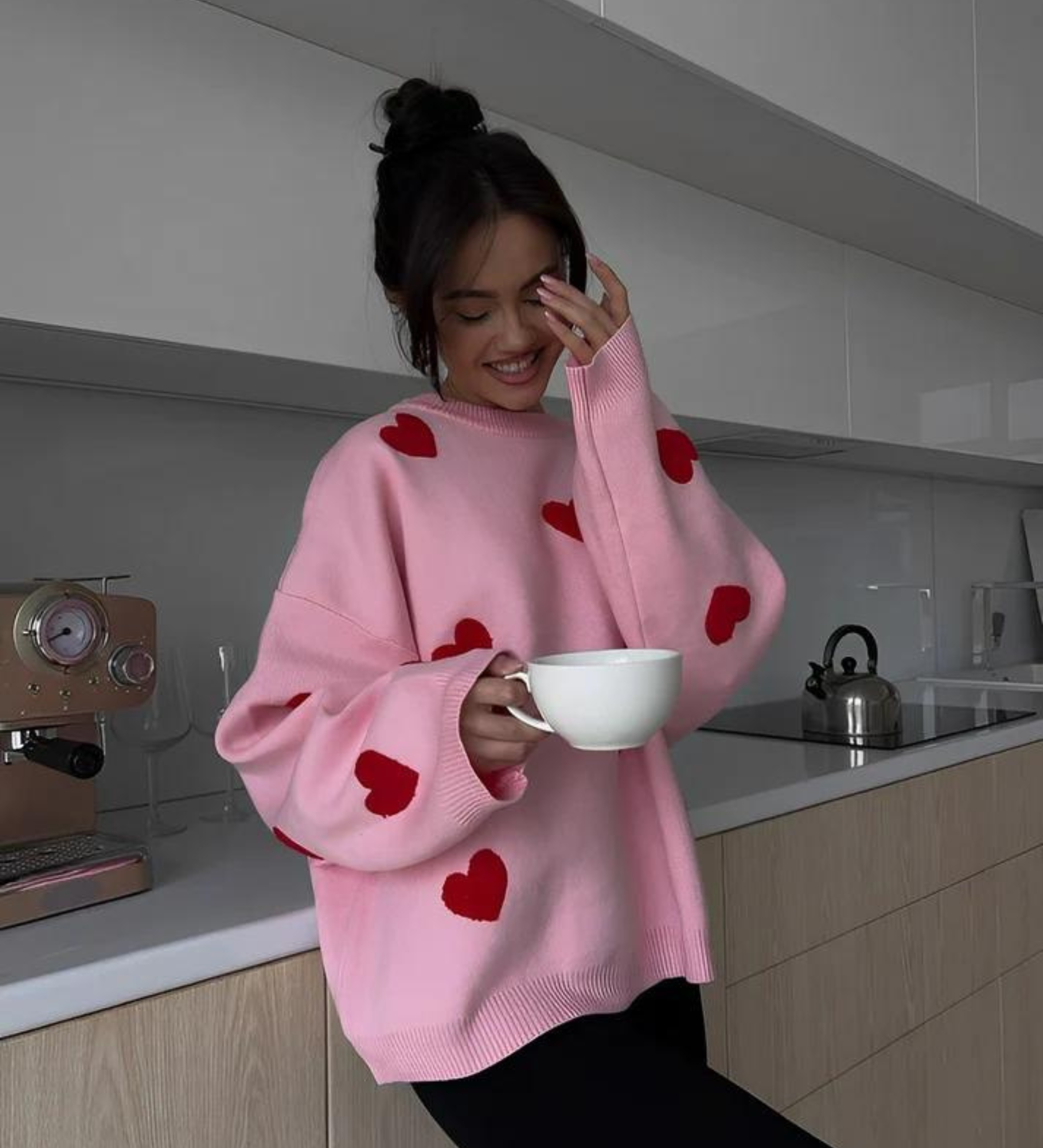 Claire | Women's Love Embroidery Sweater