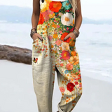 Natalie | Wildflower Breeze Dungarees
