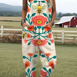 Livia | Honey Blossom Dungarees