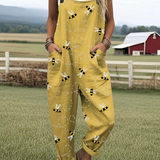 Evelyn | Bee Meadow Dungarees