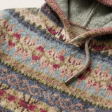 Maya | Women's Geometric Patterned Knit Hoodie