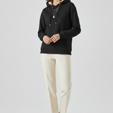 Harper | Women's Sherpa Lined Ribbed Cuff Pullover Hoodie